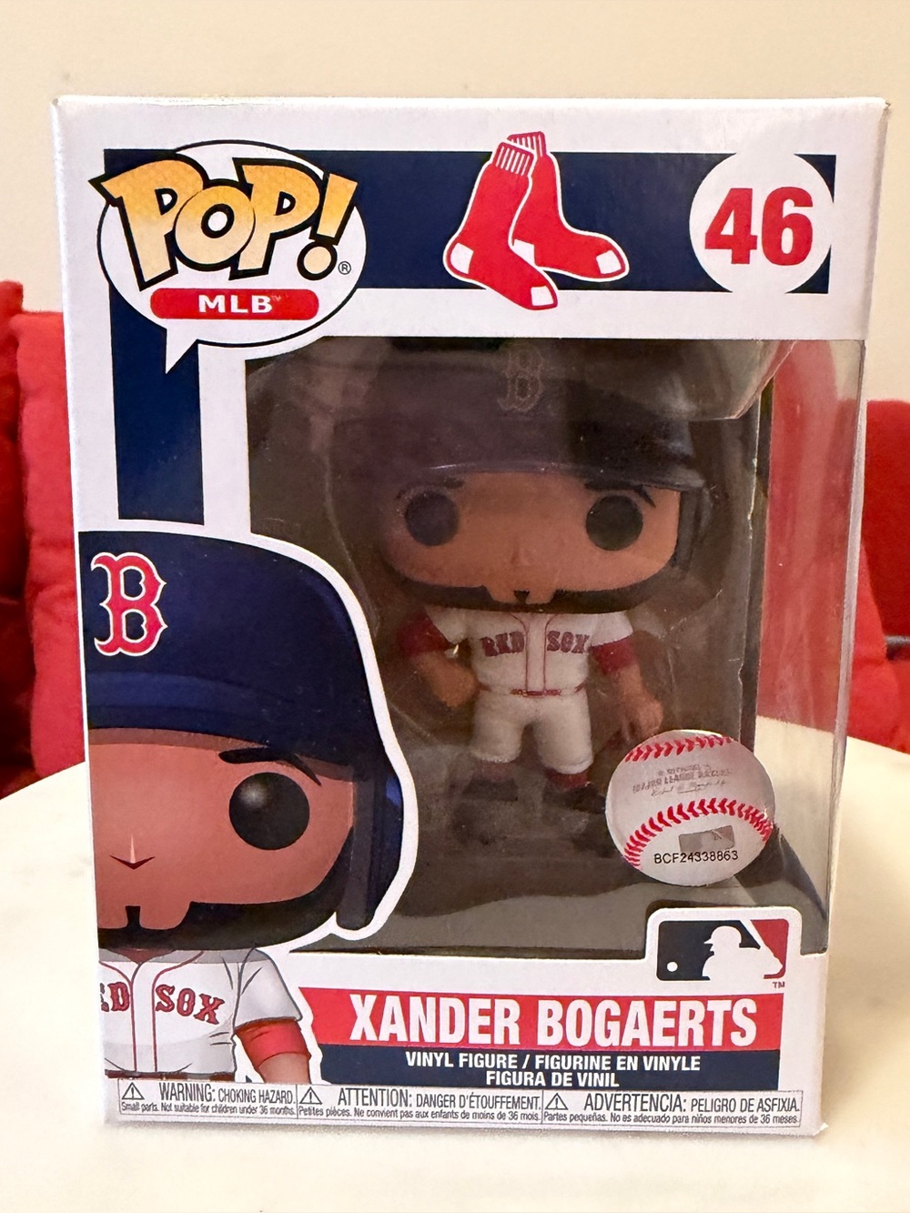 Funko Pop! MLB Xander Bogaerts #46 Boston Red Sox Baseball